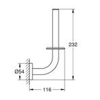 Reserve Toiletrolhouder Grohe Essentials New Wandmontage, Doe-het-zelf en Verbouw, Sanitair, Ophalen of Verzenden, Nieuw