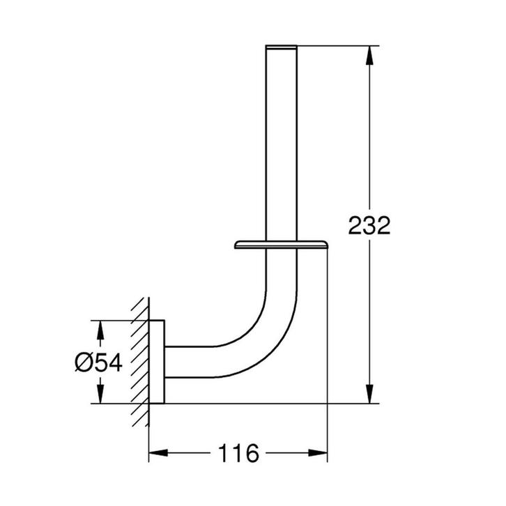 Reserve Toiletrolhouder Grohe Essentials New Wandmontage, Doe-het-zelf en Verbouw, Sanitair, Ophalen of Verzenden