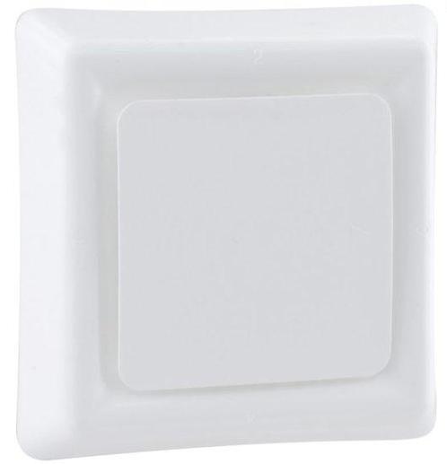 Starx afzuigventiel vierkant Ø125 mm wit, Doe-het-zelf en Verbouw, Hang- en Sluitwerk, Nieuw, Ophalen of Verzenden