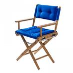 Deluxe kussens voor regisseursstoel I Kobalt, Verzenden, Nieuw