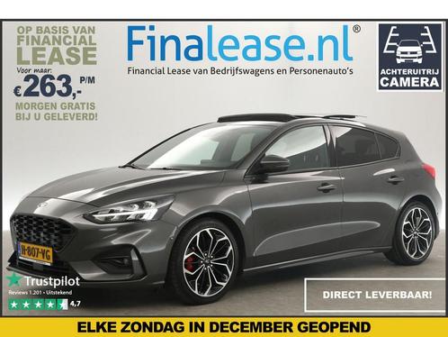 Ford Focus 1.0 EcoBoost ST Line Marge Pano Cam LED €276pm, Auto's, Ford, Lease, Handgeschakeld, Overige carrosserieën, Benzine