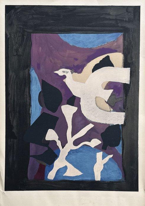 Georges Braque (1882-1963) - Oiseau et lotus, Antiek en Kunst, Antiek | Overige Antiek