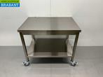 RVS HCB Verrijdbare Werktafel Tafel Op Wielen 100 x 70 x 85, Ophalen of Verzenden, Nieuw in verpakking