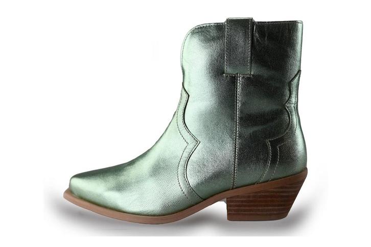 Nelson Enkellaarzen in maat 37 Groen | 10% korting, Kleding | Dames, Schoenen, Groen, Zo goed als nieuw, Lage of Enkellaarzen