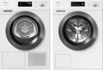 Miele Wasmachine + Droger, Nieuw, 1600 toeren of meer, Voorlader