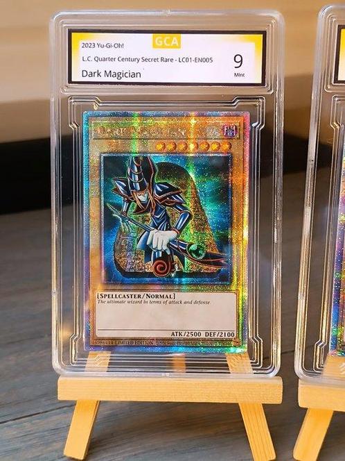 Konami - 2 Card - Yu-Gi-Oh! - Dark Magician & Red-Eyes Black, Verzamelen, Overige Verzamelen