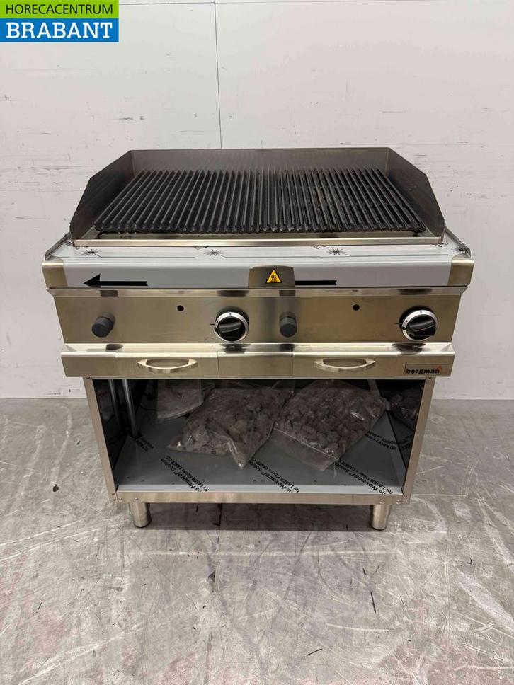 MBM RVS Lavagrill 80 cm GAS Horeca, Zakelijke goederen, Horeca | Keukenapparatuur, Nieuw zonder verpakking, Ophalen of Verzenden