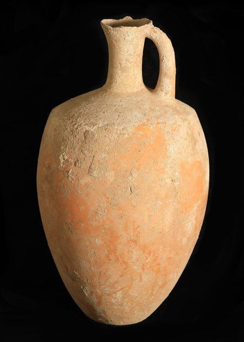 Amlash Terracotta Vaartuig met enkele hendel, Antiek en Kunst, Antiek | Overige Antiek