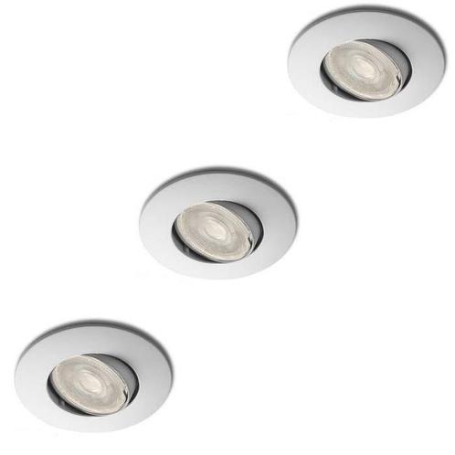 3 spotje wit 63 mm | Kleine zaagmaat | 3.6 watt dimbaar, Huis en Inrichting, Lampen | Spots, Plafondspot of Wandspot, Nieuw, Metaal of Aluminium