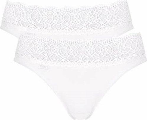Sloggi Dames Pure Sense Luxe Tai C2P Slip wit 46, Kleding | Dames, Ondergoed en Lingerie, Verzenden