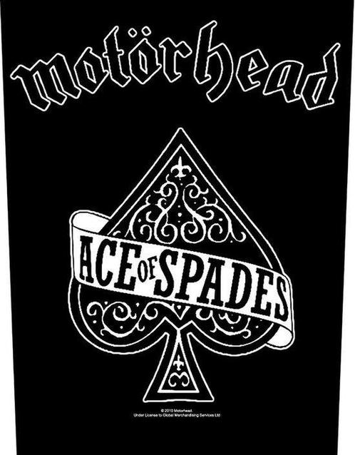 Motörhead - Ace of Spades - Backpatch officiële merchandise, Verzamelen, Muziek, Artiesten en Beroemdheden, Kleding, Nieuw, Ophalen of Verzenden