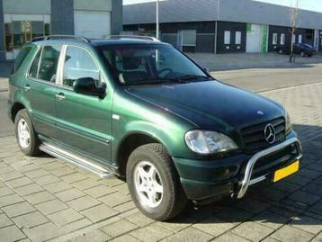 Mercedes ML W163 sidebar / sidebars met RVS trede (SALE) beschikbaar voor biedingen