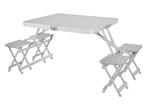 Campart Campingtafel TA-0875 - Picknicktafelset 4 personen -, Caravans en Kamperen, Kampeermeubelen, Ophalen of Verzenden, Zo goed als nieuw