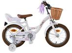 Volare Blossom Kinderfiets - Meisjes - 14 inch - Wit, Verzenden, Nieuw, 14 inch of minder