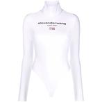 AlexanderWang.T • witte body met logo • L, Kleding | Dames, Jumpsuits, Verzenden, Wit, Maat 42/44 (L), Nieuw