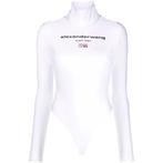 AlexanderWang.T • witte body met logo • L, Kleding | Dames, Jumpsuits, Nieuw, Maat 42/44 (L), AlexanderWang.T, Wit