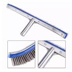 18 inch stalen borstel: zwembad, vijver, spa muren reinigen, Verzenden, Nieuw