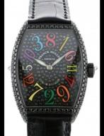 Franck Muller - crazy hours original black diamonds -, Nieuw