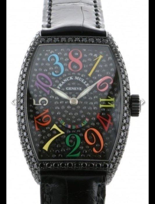 Franck Muller - crazy hours original black diamonds -, Sieraden, Tassen en Uiterlijk, Horloges | Heren