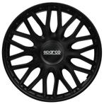 4-Delige Sparco Wieldoppen  Roma 14-inch zwart, Verzenden, Nieuw
