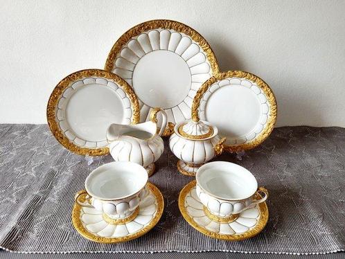 Meissen - Koffieservies (10) - Porselein - Pronk Barok X, Antiek en Kunst, Antiek | Meubels | Tafels