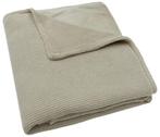 Jollein Basic Knit Olive Green / Fleece 100 x 150 cm, Verzenden, Nieuw