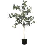 TRUUSK Kunstmatige Eucalyptus Boom Groot 150 Cm Kunstplant K, Huis en Inrichting, Woonaccessoires | Kunstplanten en Kunstbloemen