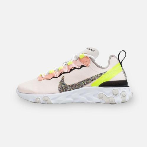 Nike React Element 55 PRM Light Soft Pink, Kleding | Heren, Schoenen, Sneakers of Gympen, Zo goed als nieuw, Verzenden