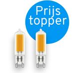 2 stuks Osram LED G9 2.8W 300lm 2700K Ø1.6x6cm Niet-Dimbaar, Nieuw, Ophalen of Verzenden