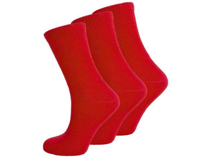 3 paar Naadloze damessokken - Rood, Kleding | Dames, Sokken en Kousen, Verzenden