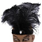 Hoofdband met zwarte veren - Haar ornamenten, Ophalen of Verzenden, Nieuw