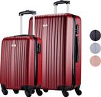 2dekans | Slazenger Kofferset 2 Delig - Handbagage Trolley, Sieraden, Tassen en Uiterlijk, Koffers, Ophalen of Verzenden, Zo goed als nieuw