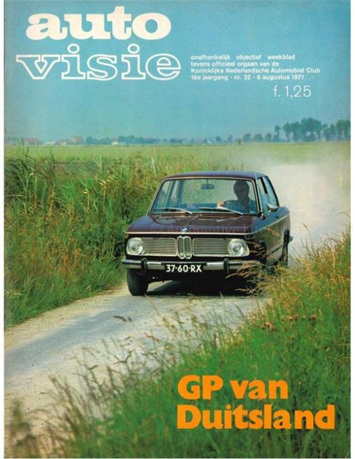 1971 AUTOVISIE MAGAZINE 32 NEDERLANDS, Boeken, Auto's | Folders en Tijdschriften