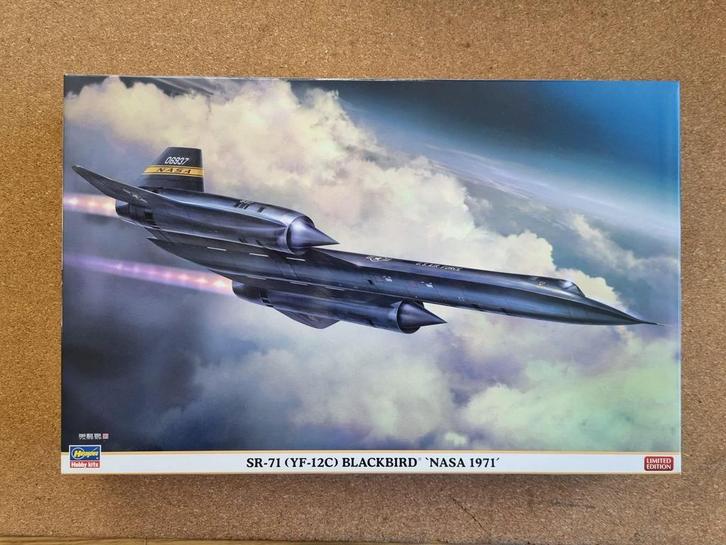 Hasegawa 02486 SR-71 (YF-12C) Blackbird `NASA 1971´ 1:72, Hobby en Vrije tijd, Modelbouw | Vliegtuigen en Helikopters, Hasegawa