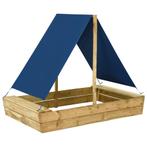 vidaXL Zandbak met dak 160x100x133 cm geïmpregneerd, Kinderen en Baby's, Speelgoed | Buiten | Zandbakken, Verzenden, Nieuw
