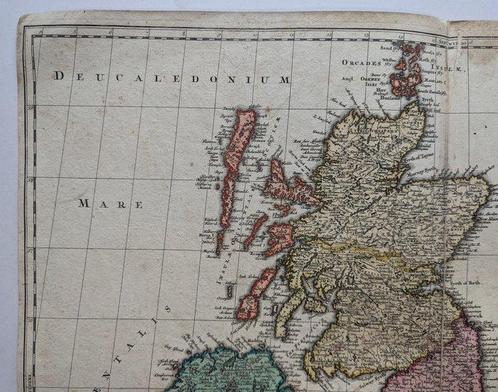 Verenigd Koninkrijk - Engeland, Schotland, Ierland; Homann -, Boeken, Atlassen en Landkaarten