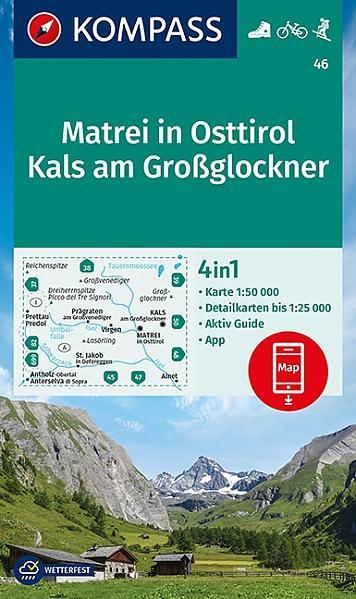 Wandelkaart 46 Matrei in Osttirol, Kals am Grossglockner, Boeken, Atlassen en Landkaarten, Nieuw, Verzenden