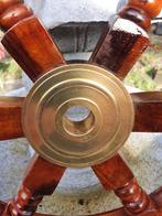 Maritieme objecten - Hout- Houten stuurwiel, Antiek en Kunst, Curiosa en Brocante