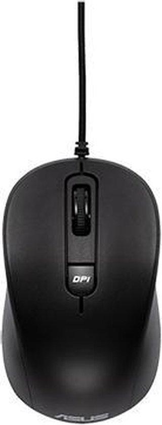 ASUS MU101C muis Ambidextrous USB Type-A Optisch 3200 DPI, Computers en Software, Muizen, Verzenden