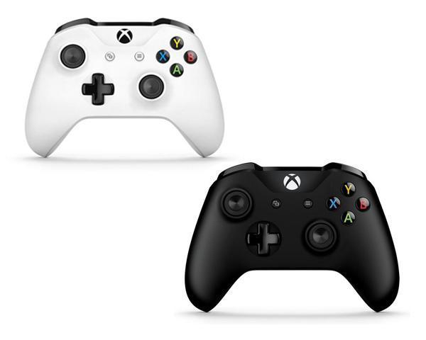 Extra korting Xbox One S / V2 Controller - Wit / Zwart -, Spelcomputers en Games, Spelcomputers | Xbox | Accessoires, Zo goed als nieuw