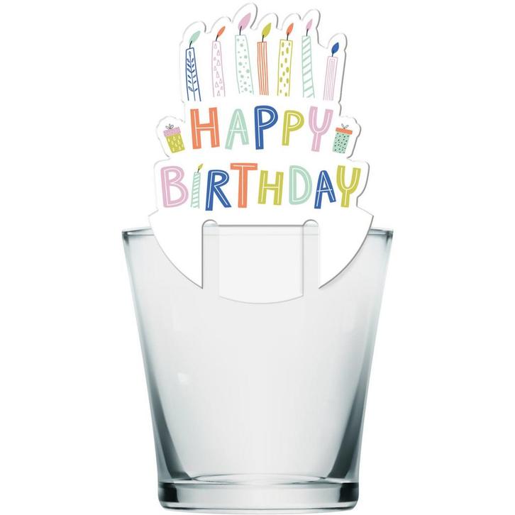 Gekleurde Glasmarkers Eco 6st, Hobby en Vrije tijd, Feestartikelen, Nieuw, Verzenden