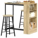 TRUUSK Bartafel Met Barkruk Set - 3-dlg. Bartafel-Set Met Ke, Huis en Inrichting, Tafels | Statafels, Verzenden, Nieuw