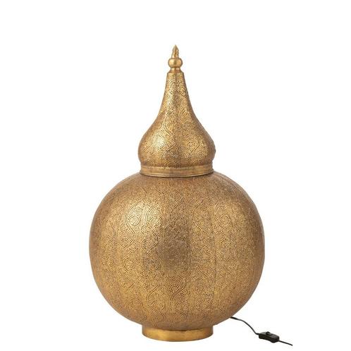 J-Line lamp Aladin - metaal - goud - large, Huis en Inrichting, Lampen | Overige, Nieuw, Verzenden