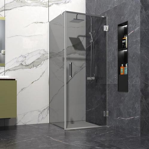 Sani Royal Douchecabine Rookglas 100x80 cm, Doe-het-zelf en Verbouw, Sanitair