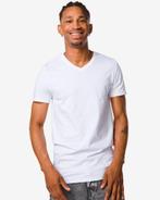 HEMA Heren t-shirt regular fit v-hals extra lang - 2 stuks, Verzenden, Nieuw