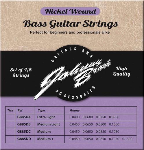 Elektrische Basgitaar snaren nickel wound 5 snarig 45 - 130, Muziek en Instrumenten, Instrumenten | Toebehoren, Verzenden