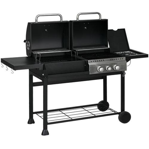 TRUUSK Gasgrill BBQ-grill, Inclusief Thermometer, Warmhoudpl, Tuin en Terras, Houtskoolbarbecues, Nieuw, Verzenden