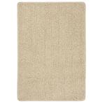 vidaXL Vloerkleed shaggy anti-slip 160x230 cm crèmekleurig, Verzenden, Nieuw, Crème