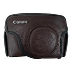 Canon PowerShot G12 Leren Camera Case - Bruin, Verzenden, Zo goed als nieuw