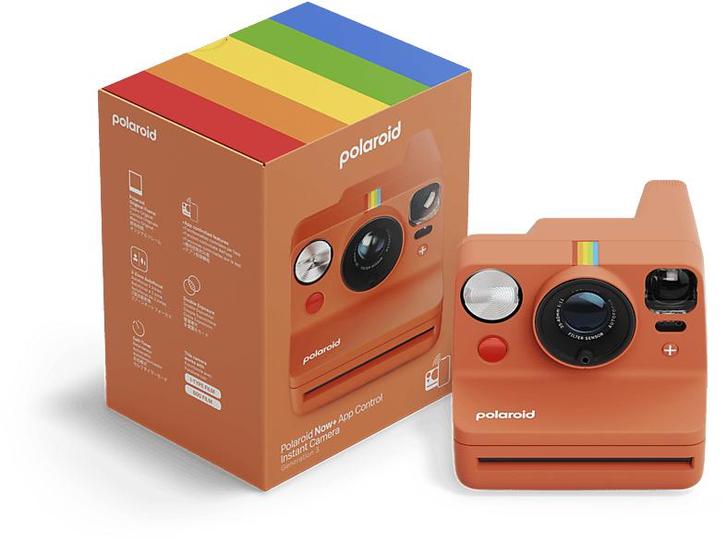 Polaroid -  Now+ Generation 3 -  Instant Camera - Coral, Audio, Tv en Foto, Fotocamera's Analoog, Nieuw, Polaroid, Verzenden